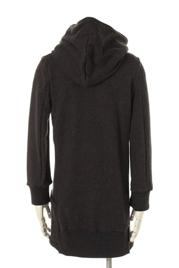 画像2: 【 50%OFF セール110,000円→55,000円】 OURET オーレット ANGORA COTTON SWEAT ZIP HOOD COAT{-AFA} (2)
