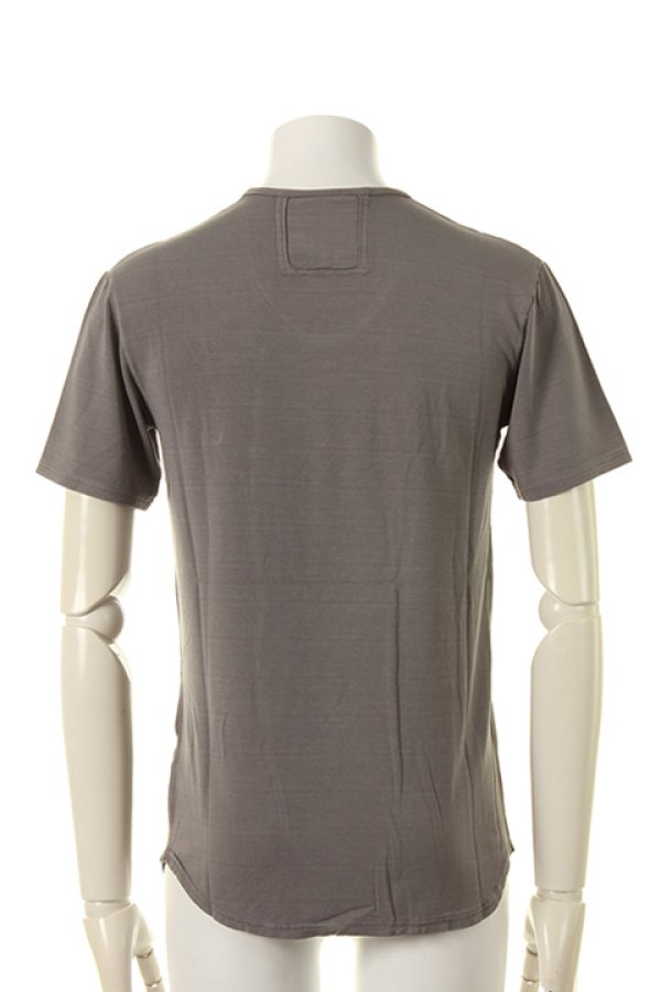 画像2: 【 50%OFF セール16,500円→8,250円】 OURET オーレット BAMBOO RAYON JERSEY STITCH ROUND HEM U NECK SHORT SLEEVE{-AFA} (2)