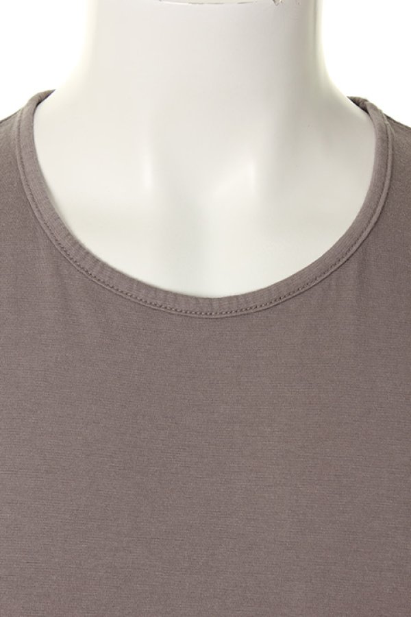 画像4: 【 50%OFF セール16,500円→8,250円】 OURET オーレット CASHMERE SILK COTTON JERSEY STITCH CREW NECK SHORT SLEEVE{-AGS} (4)