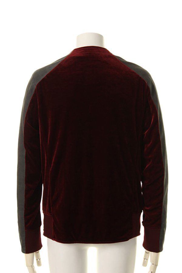 画像3: 【 50%OFF セール88,000円→44,000円】 OURET オーレット TRIACETATE VELOUR LEATHER SLEEVE SIMGLE RIDERS{-AGA} (3)