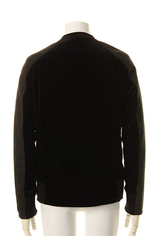 画像2: 【 50%OFF セール88,000円→44,000円】 OURET オーレット TRIACETATE VELOUR LEATHER SLEEVE SIMGLE RIDERS{-AGA} (2)