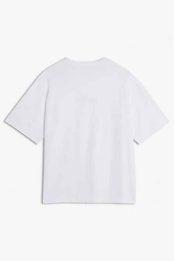 画像2: MAISON KITSUNE メゾンキツネ メゾン キツネ エンブロイダリー オーバーサイズ Tシャツ{-BES} (2)