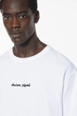 画像4: 【 30%OFF セール22,000円→15,400円】 MAISON KITSUNE メゾンキツネ メゾン キツネ エンブロイダリー オーバーサイズ Tシャツ{-BES} (4)