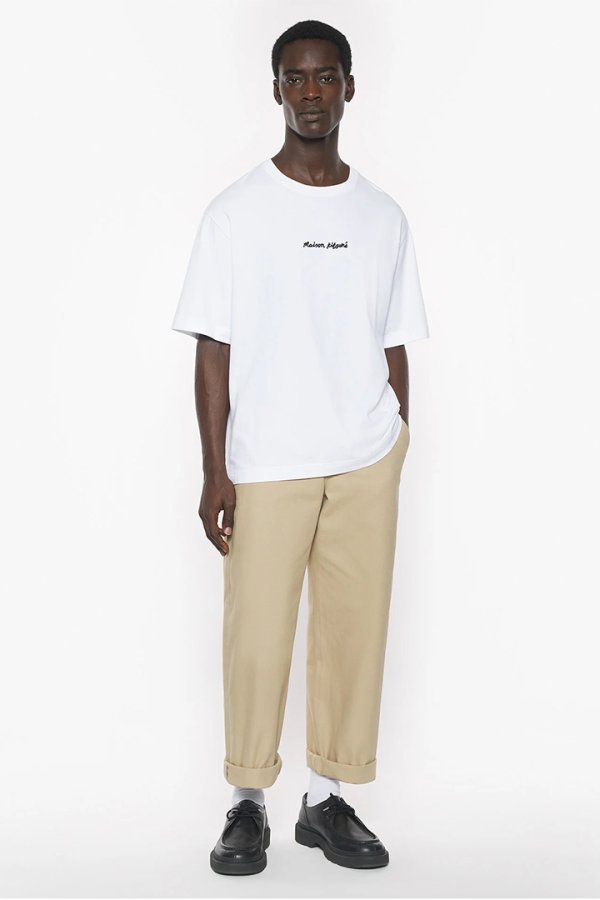 画像5: MAISON KITSUNE メゾンキツネ メゾン キツネ エンブロイダリー オーバーサイズ Tシャツ{-BES} (5)