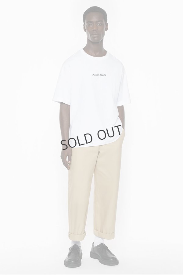 画像5: {SOLD} MAISON KITSUNE メゾンキツネ メゾン キツネ エンブロイダリー オーバーサイズ Tシャツ{-BES} (5)