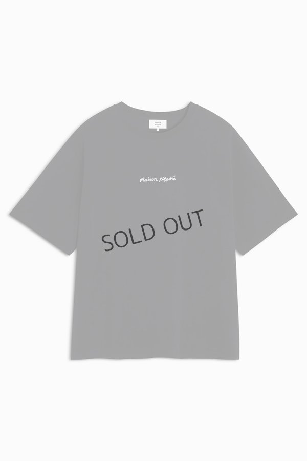 画像1: {SOLD}MAISON KITSUNE メゾンキツネ メゾン キツネ エンブロイダリー オーバーサイズ Tシャツ{-BES} (1)