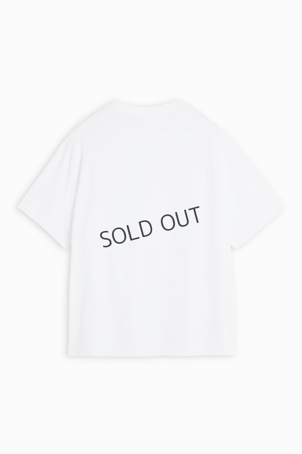 画像2: {SOLD}MAISON KITSUNE メゾンキツネ ハンドライティング エンブロイダリー オーバーサイズ Tシャツ {-BES} (2)