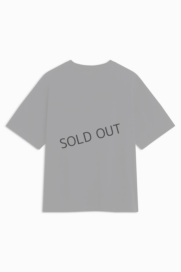 画像2: MAISON KITSUNE メゾンキツネ ハンドライティング エンブロイダリー オーバーサイズ Tシャツ {-BES} (2)