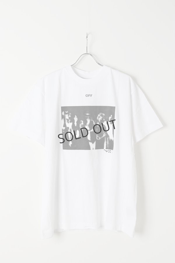 画像1: {SOLD}Off-white オフホワイト SPRAY PAINTING S/S OVER TEE{OMAA038R201850150110-WHT-BJS} (1)