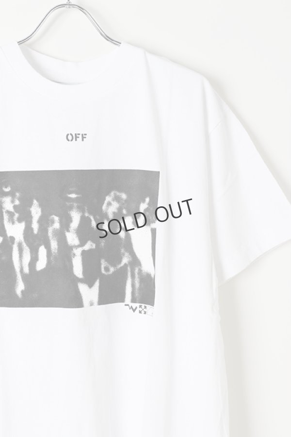 画像2: {SOLD}Off-white オフホワイト SPRAY PAINTING S/S OVER TEE{OMAA038R201850150110-WHT-BJS} (2)