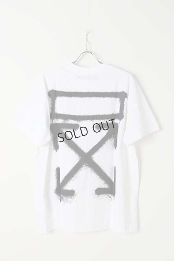 画像4: {SOLD}Off-white オフホワイト SPRAY PAINTING S/S OVER TEE{OMAA038R201850150110-WHT-BJS} (4)