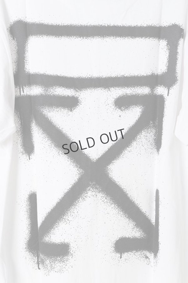 画像5: {SOLD}Off-white オフホワイト SPRAY PAINTING S/S OVER TEE{OMAA038R201850150110-WHT-BJS} (5)