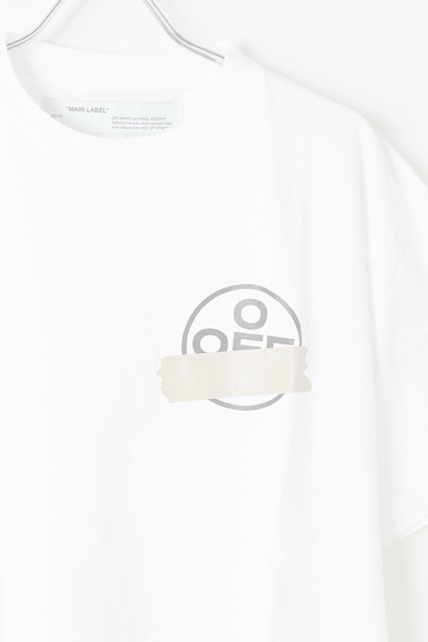 画像2:  {SOLD} Off-white オフホワイト TAPE ARROWS S/S OVER TEE{OMAA038R201850020148-WHT-BJS} (2)