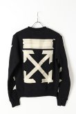 画像4: {SOLD}Off-white オフホワイト TAPE ARROWS SLIM CREWNECK{OMBA025R20E300021048-BLK-BJS} (4)