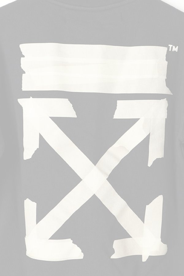 画像5:  {SOLD} Off-white オフホワイト TAPE ARROWS SLIM CREWNECK{OMBA025R20E300021048-BLK-BJS} (5)