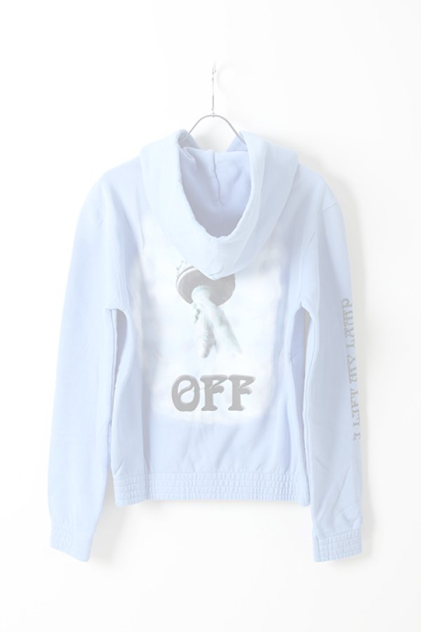 画像2:  {SOLD} Off-white オフホワイト BLUE LIBERTY HOODIE{OMBB034E18192015-BLU-AHA} (2)