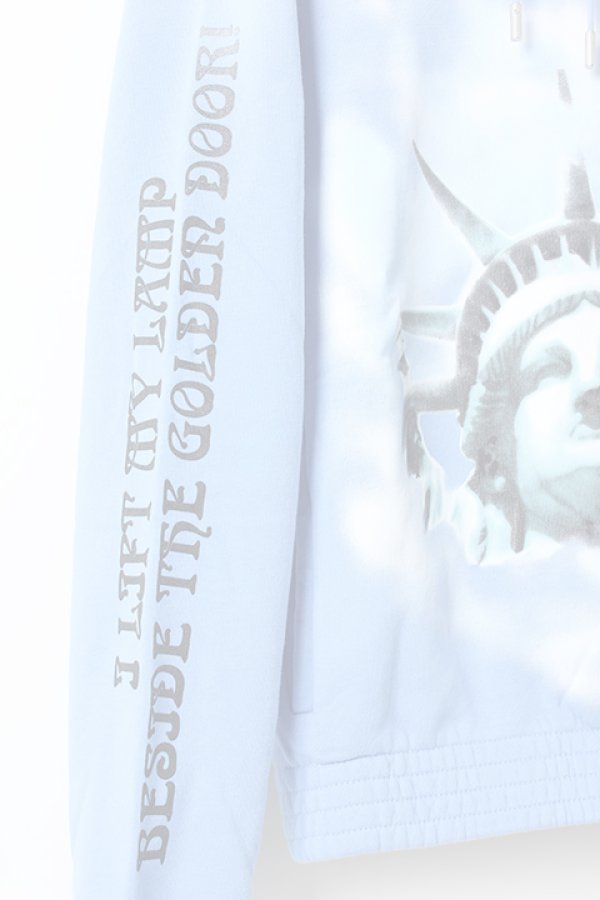 画像4:  {SOLD} Off-white オフホワイト BLUE LIBERTY HOODIE{OMBB034E18192015-BLU-AHA} (4)