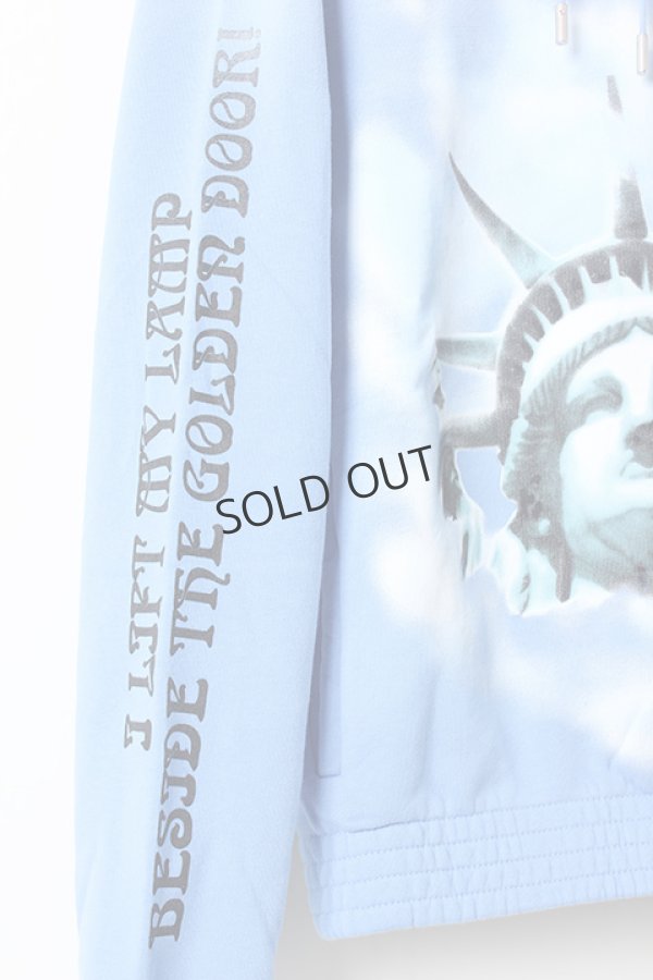 画像4: {SOLD}Off-white オフホワイト BLUE LIBERTY HOODIE{OMBB034E18192015-BLU-AHA} (4)