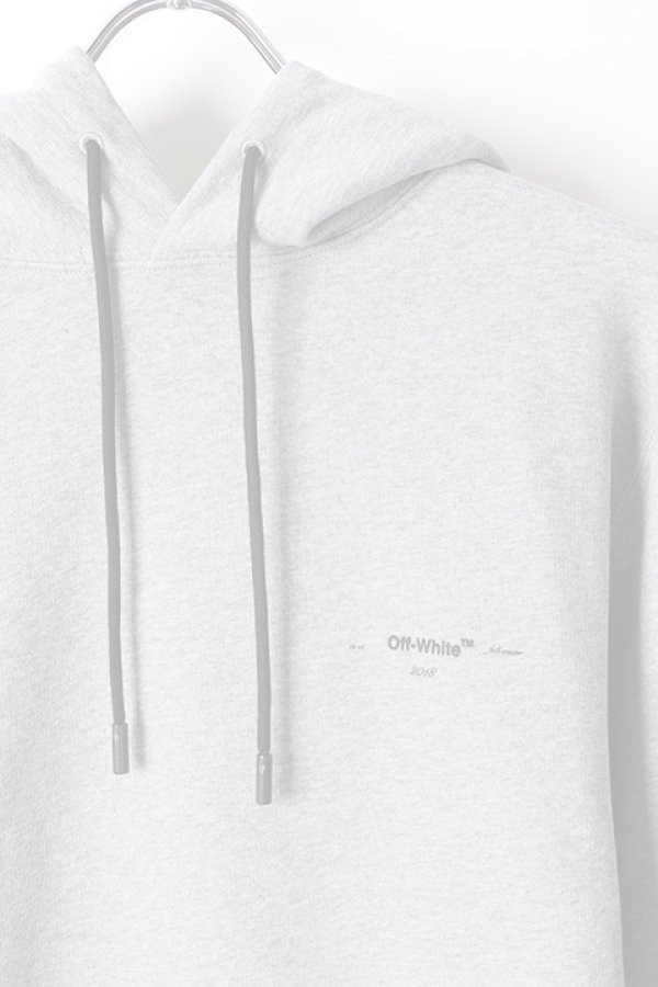 画像3:  {SOLD} Off-white オフホワイト ARROWS HOODIE{OMBB034E18192025-GRY-AHA} (3)