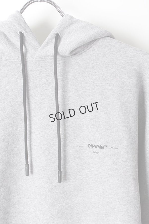 画像3: {SOLD}Off-white オフホワイト ARROWS HOODIE{OMBB034E18192025-GRY-AHA} (3)
