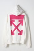 画像2: {SOLD}Off-white オフホワイト WORLD HAND HOODIE{OMBB034F188990390288-WHT-AHA} (2)