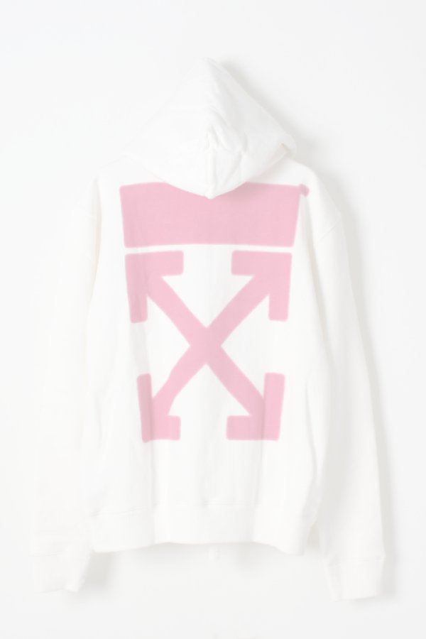 画像2:  {SOLD} Off-white オフホワイト WORLD HAND HOODIE{OMBB034F188990390288-WHT-AHA} (2)