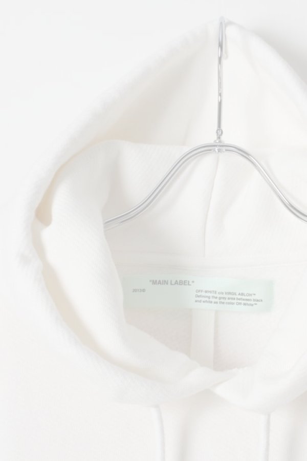 画像3:  {SOLD} Off-white オフホワイト WORLD HAND HOODIE{OMBB034F188990390288-WHT-AHA} (3)