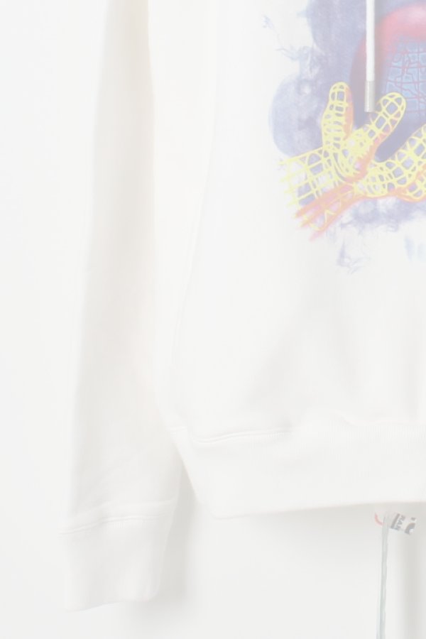 画像5:  {SOLD} Off-white オフホワイト WORLD HAND HOODIE{OMBB034F188990390288-WHT-AHA} (5)