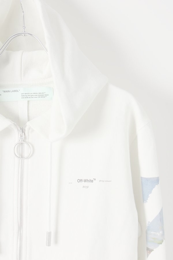 画像3:   Off-white オフホワイト DIAG COLORED ARROW ZIP HOO OFF WHITE MULTI-COLOR{OMBE001R19003012028-WHT-AIS} (3)