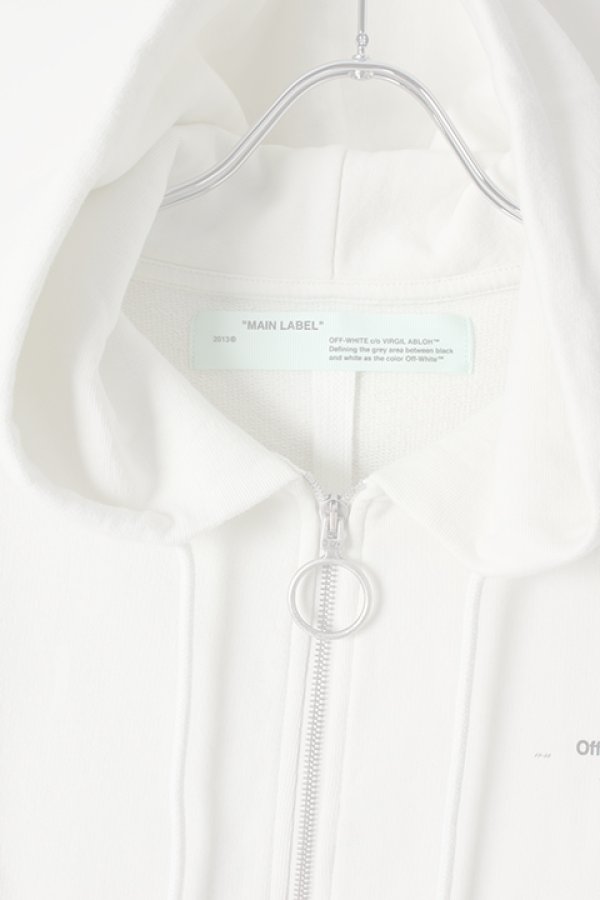 画像4:   Off-white オフホワイト DIAG COLORED ARROW ZIP HOO OFF WHITE MULTI-COLOR{OMBE001R19003012028-WHT-AIS} (4)
