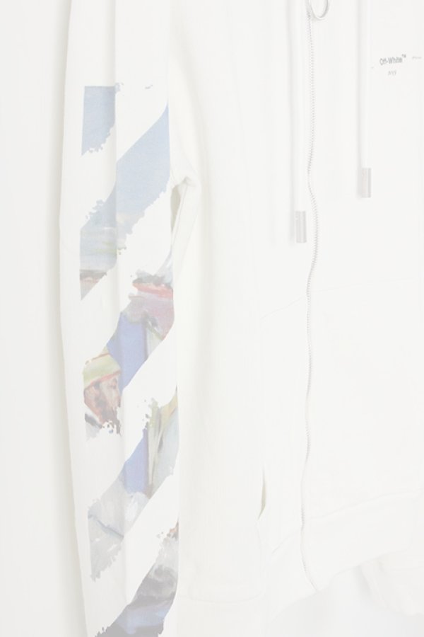 画像5:   Off-white オフホワイト DIAG COLORED ARROW ZIP HOO OFF WHITE MULTI-COLOR{OMBE001R19003012028-WHT-AIS} (5)