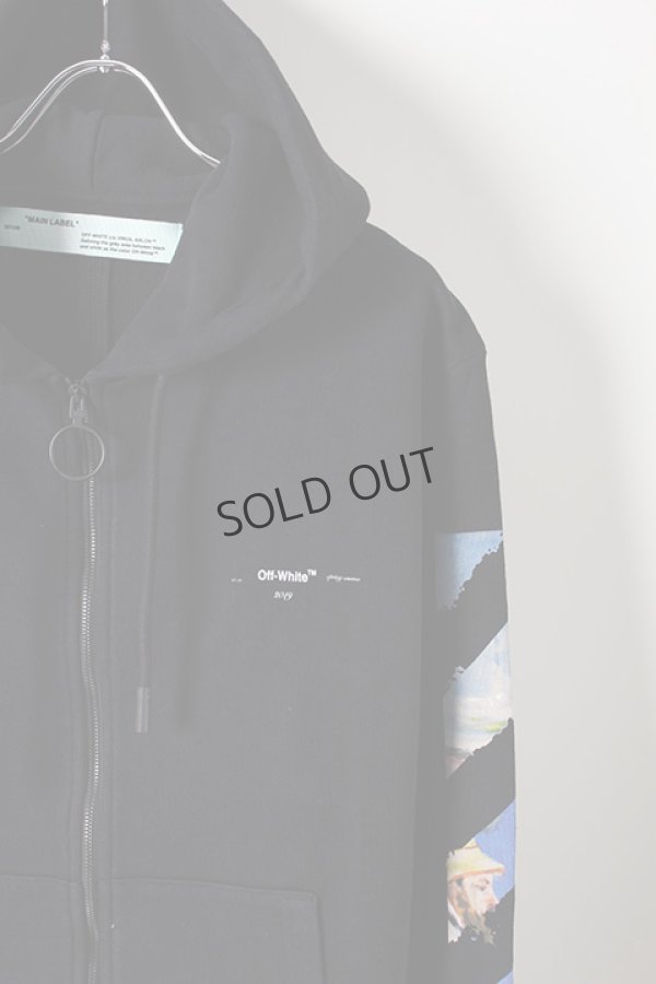 画像3: {SOLD}Off-white オフホワイト DIAG COLORED ARROW ZIP HOO BLACK MULTI-COLOR{OMBE001R19003012108-BLK-AIS} (3)