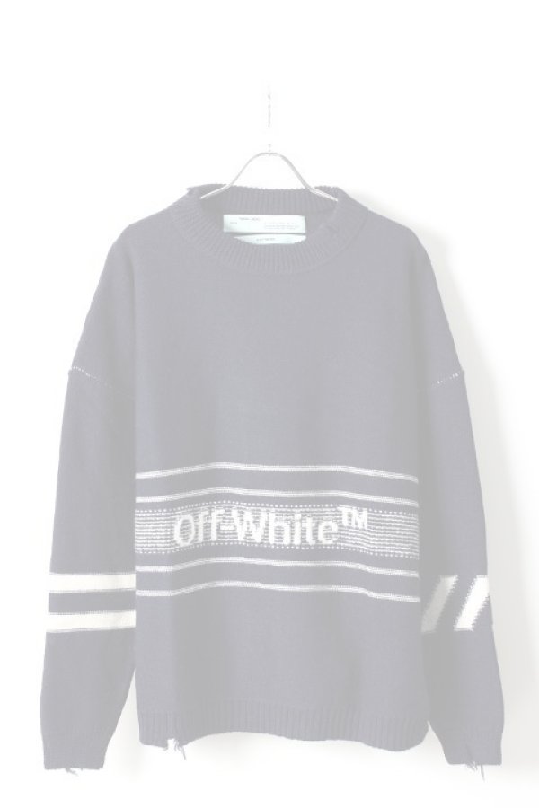 画像1:   Off-white オフホワイト KNIT WEAR{OMHA049E18A28001-BLU-AHA} (1)