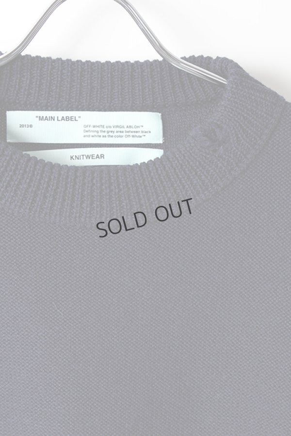 画像3: {SOLD}Off-white オフホワイト KNIT WEAR{OMHA049E18A28001-BLU-AHA} (3)