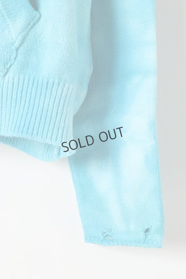 画像4: {SOLD}Off-white オフホワイト LOGO KNIT HOODIE PETROL{OMHA072R20G730203939-BLU-BJS} (4)