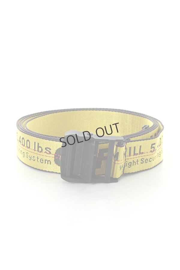 画像1: {SOLD}Off-white オフホワイト YELLOW INDUSTRIAL BELT{OMRB012E18647001-YEL-AHA} (1)