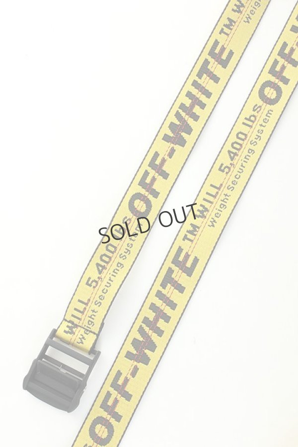 画像2: {SOLD}Off-white オフホワイト YELLOW INDUSTRIAL BELT{OMRB012E18647001-YEL-AHA} (2)