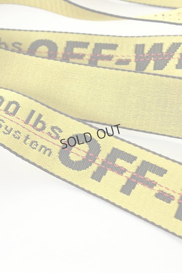 画像5: {SOLD}Off-white オフホワイト YELLOW INDUSTRIAL BELT{OMRB012E18647001-YEL-AHA} (5)