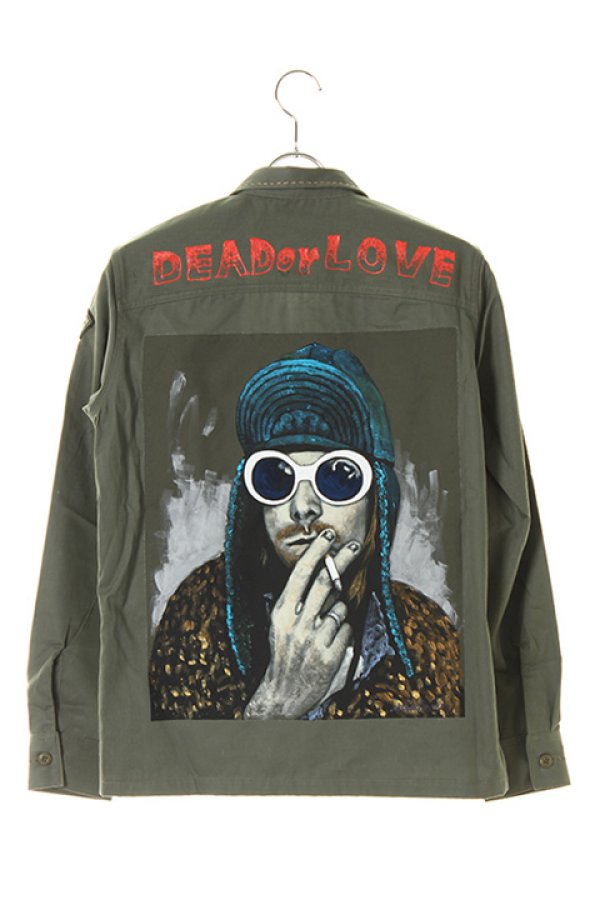 画像2: 【 40%OFF セール176,000円→105,600円】 ONE MADE ワンメイド Military Shirt EX{-AHS} (2)