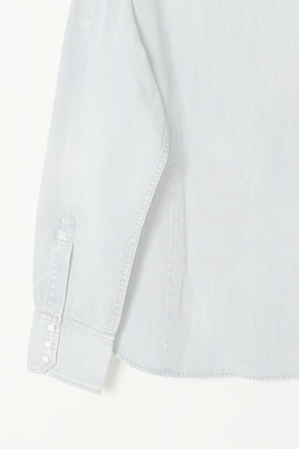 画像4:  {SOLD} ONE MADE ワンメイド DENIM SHIRT{-BAS} (4)