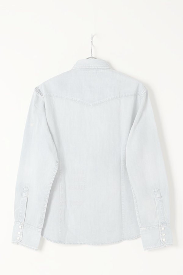画像5:  {SOLD} ONE MADE ワンメイド DENIM SHIRT{-BAS} (5)