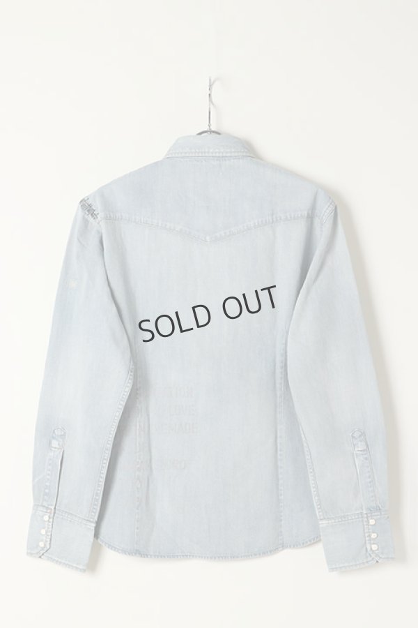 画像5: {SOLD}ONE MADE ワンメイド DENIM SHIRT{-BAS} (5)