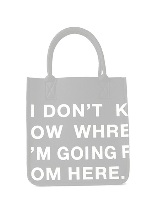 画像1:  {SOLD} ONE MADE ワンメイド FELT TOTO BAG（ユニセックス）{ONE-791-BLK-BAS} (1)