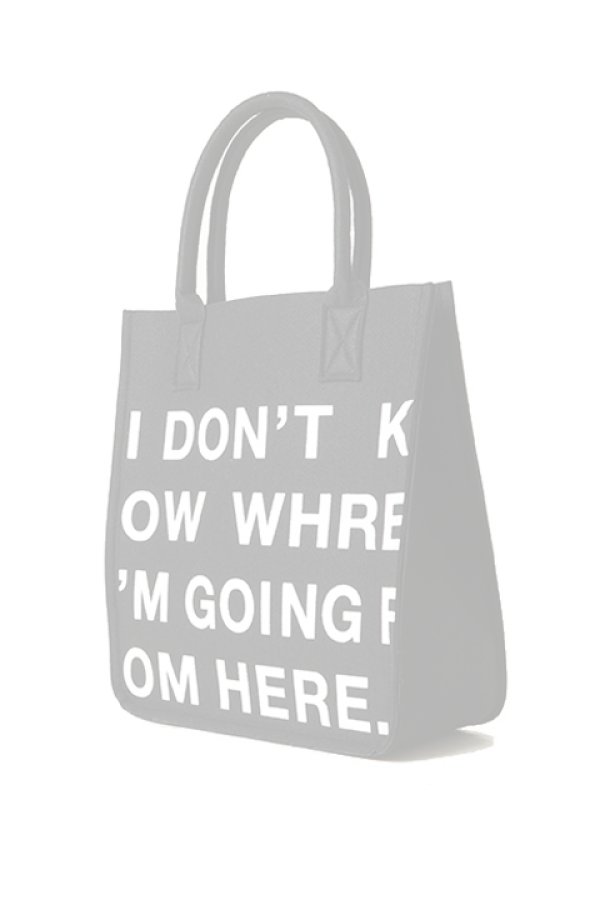 画像3:  {SOLD} ONE MADE ワンメイド FELT TOTO BAG（ユニセックス）{ONE-791-BLK-BAS} (3)