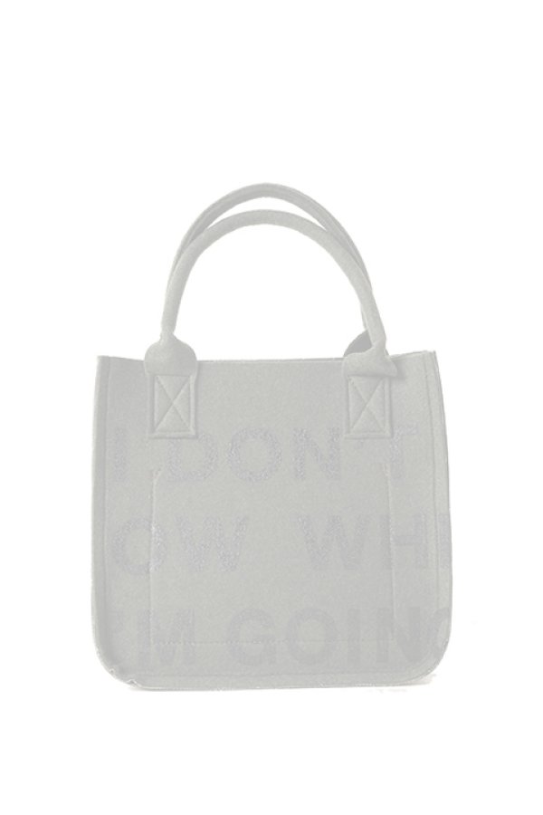 画像5:  {SOLD} ONE MADE ワンメイド FELT MINI TOTO BAG（ユニセックス）{ONE-790-KHA-BAS} (5)