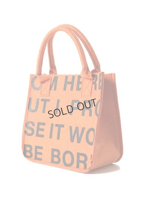 画像3: {SOLD}ONE MADE ワンメイド FELT MINI TOTO BAG（ユニセックス）{ONE-790-ORG-BAS} (3)