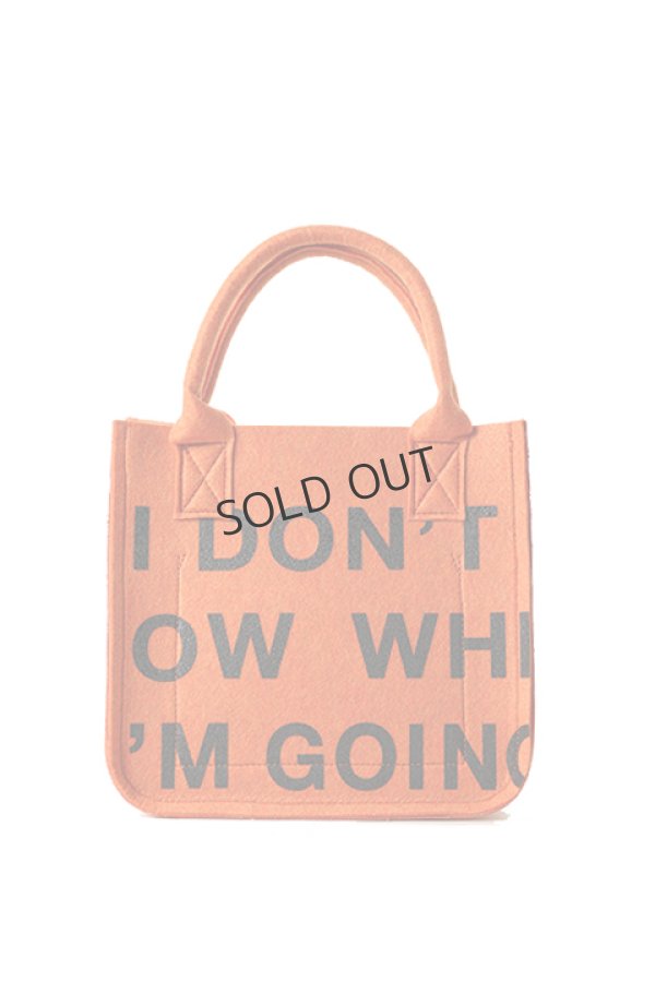 画像5: {SOLD}ONE MADE ワンメイド FELT MINI TOTO BAG（ユニセックス）{ONE-790-ORG-BAS} (5)