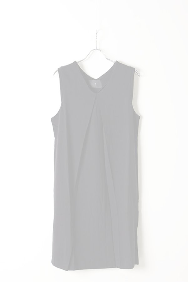 画像1:  {SOLD} T' ティー "SEA ISLAND COTTON" LUXSIC 100％(20/1) Dress No Sleeve RELAX{-AIS} (1)
