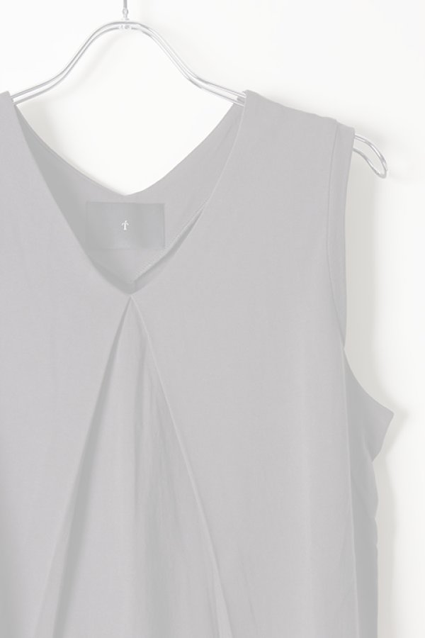 画像3:  {SOLD} T' ティー "SEA ISLAND COTTON" LUXSIC 100％(20/1) Dress No Sleeve RELAX{-AIS} (3)