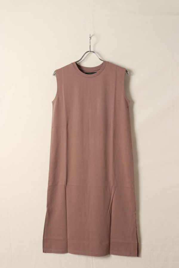 画像1: 【24SS新作】T' ティー Crew Neck Dress Sleeveless Relax{-BDS} (1)